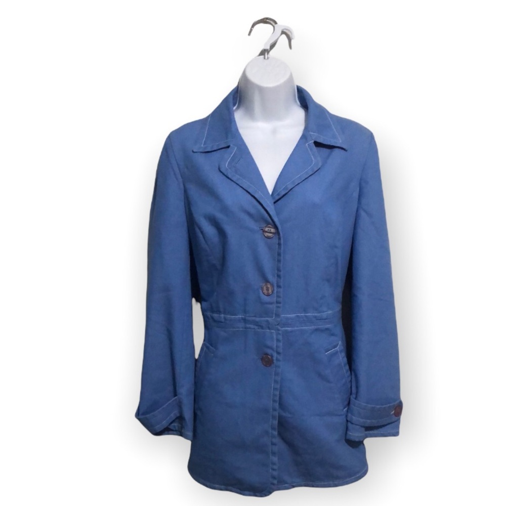 Lillie Rubin Womens Vintage Trench Coat Size 8